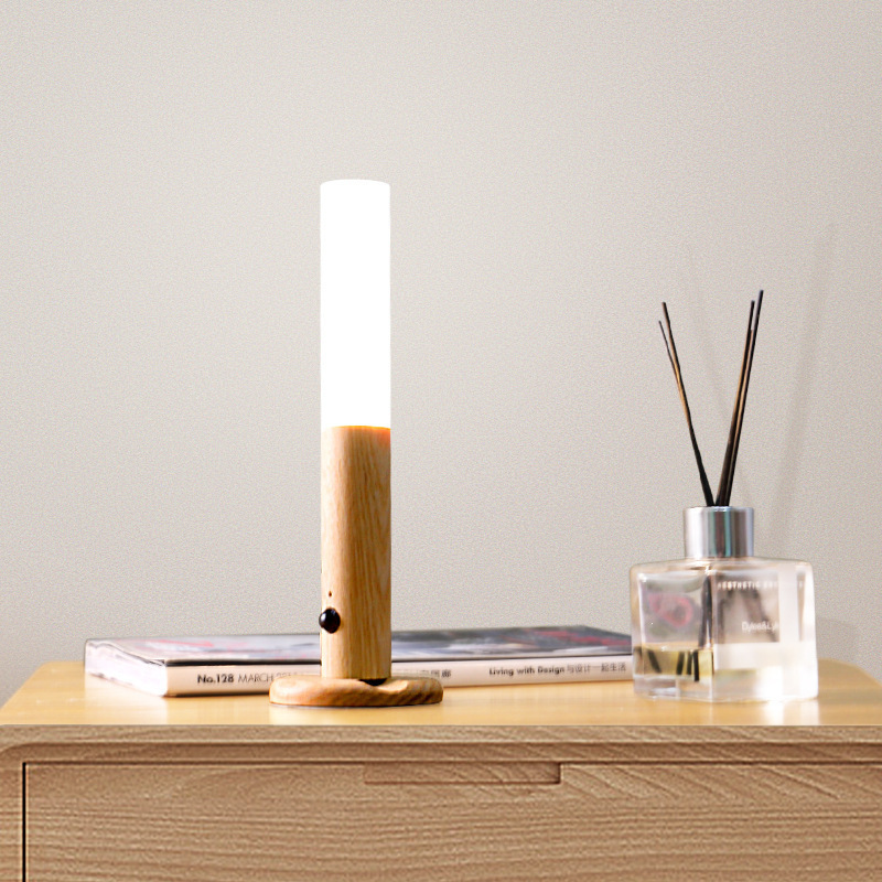 Wood LED Motion Sensor Wall Lamp Kalsten