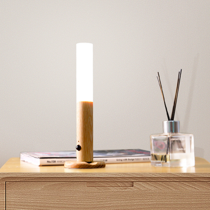 Wood LED Motion Sensor Wall Lamp Kalsten