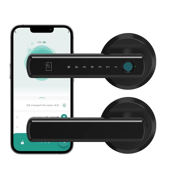 Smart Keyless Door Lock with Touch Handle