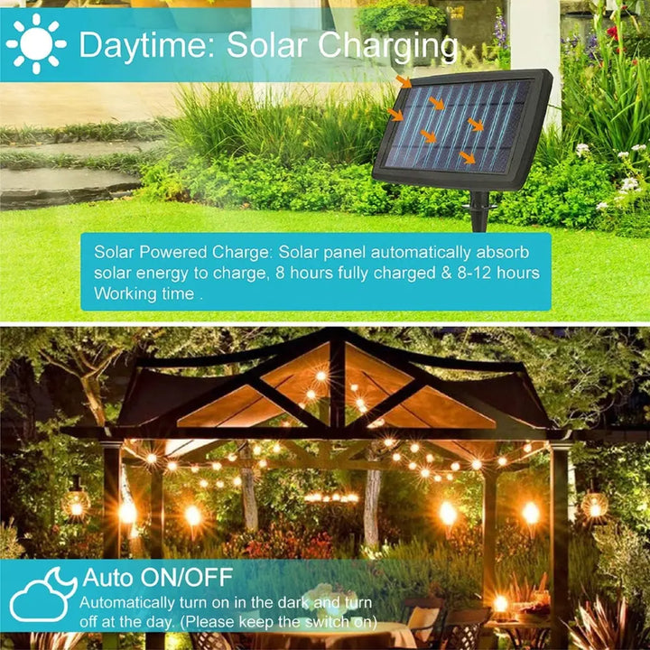 LED Solar Light String Deluxe - Create the perfect atmosphere in your garden! Kalsten