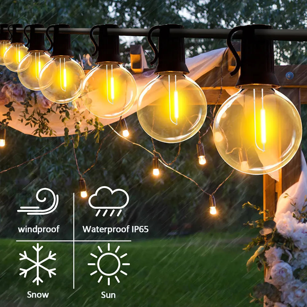 LED Solar Light String Deluxe - Create the perfect atmosphere in your garden! Kalsten