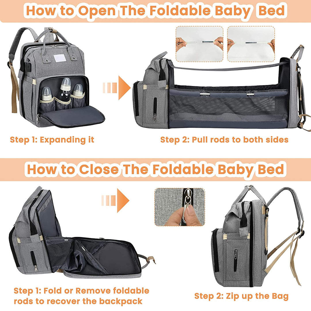 Kalsten | All-in-one Smart Mama Diaper Bag