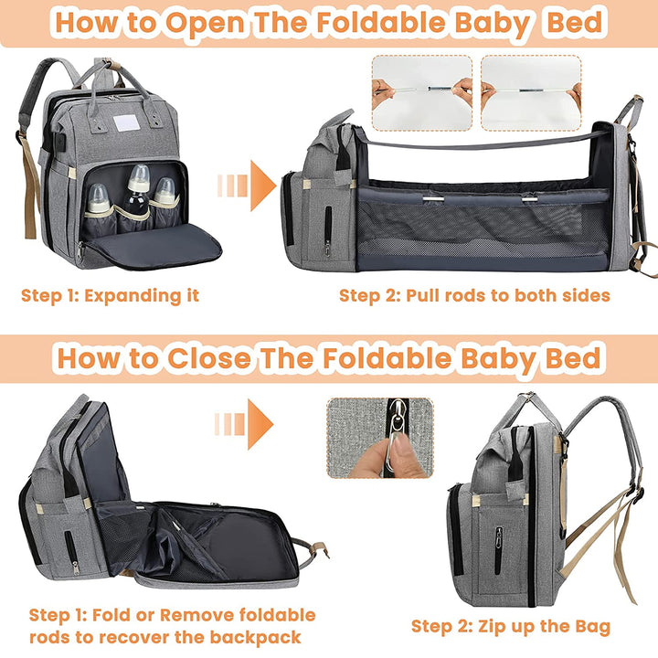 Kalsten | All-in-one Smart Mama Diaper Bag