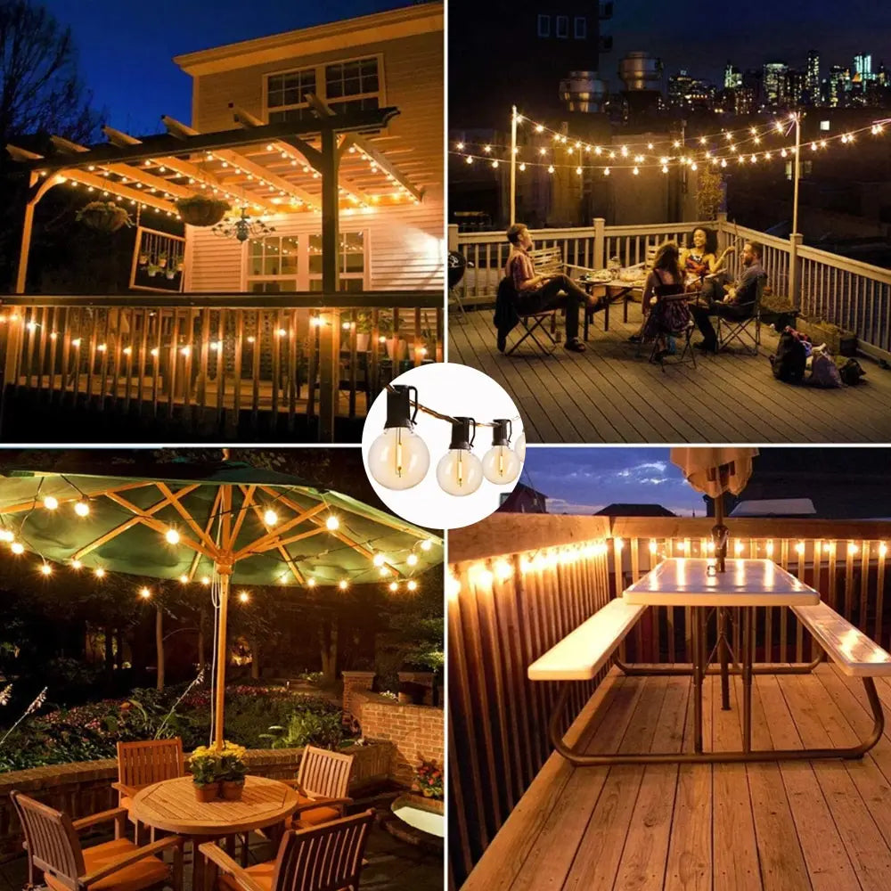 LED Solar Light String Deluxe - Create the perfect atmosphere in your garden! Kalsten