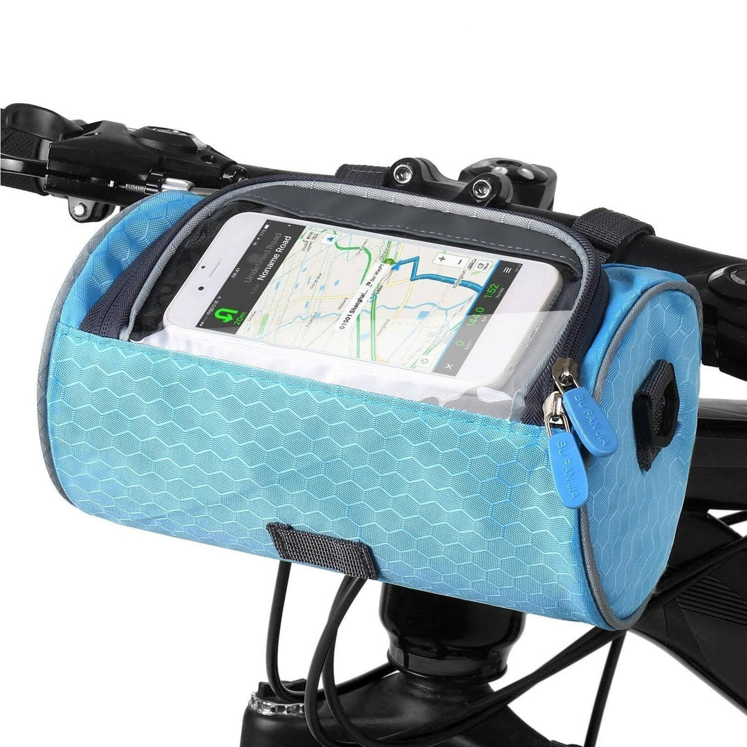Kalsten | Waterproof Bicycle Bag with Phone Window – Adjustable Handlebar Bag