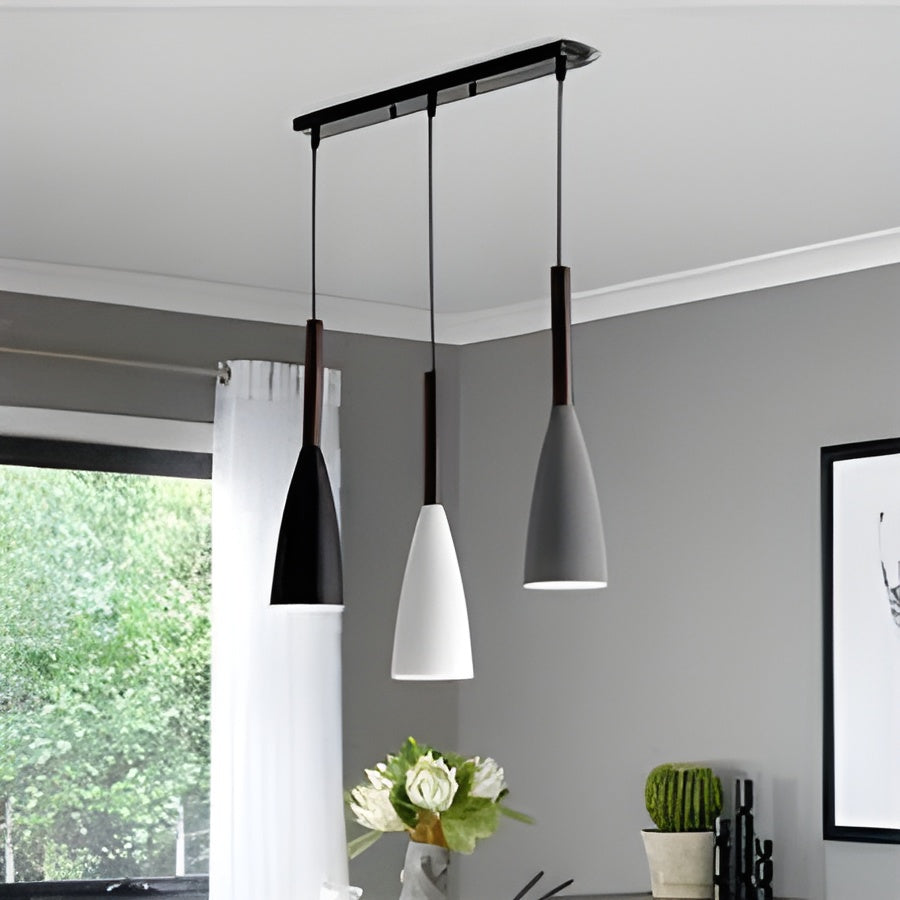 Pendant lamp in Scandinavian design – Height adjustable & modern | Perfect for kitchen & bedroom | Kalsten