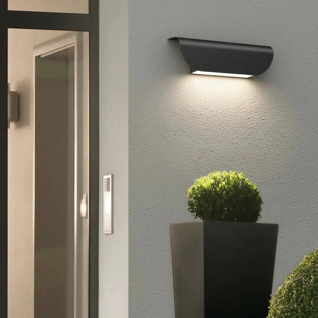Aluminum LED Wall Sconce Modern Minimalist Rectangular (12W) | Kalsten