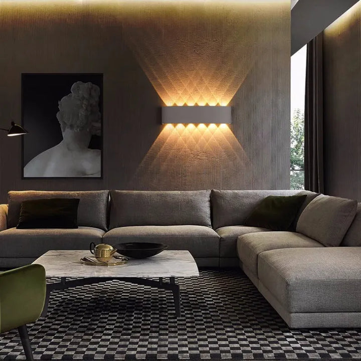 Modern White Waterproof LED Wall Lamp