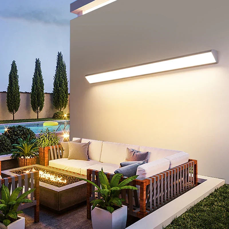 Waterproof Outdoor Modern LED Wall Light