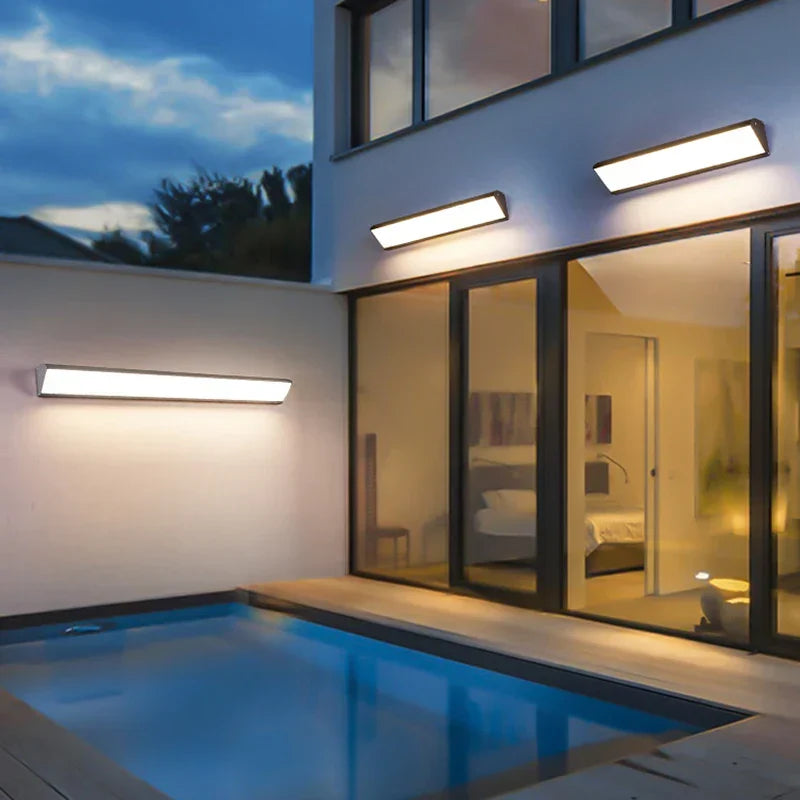 Waterproof Outdoor Modern LED Wall Light