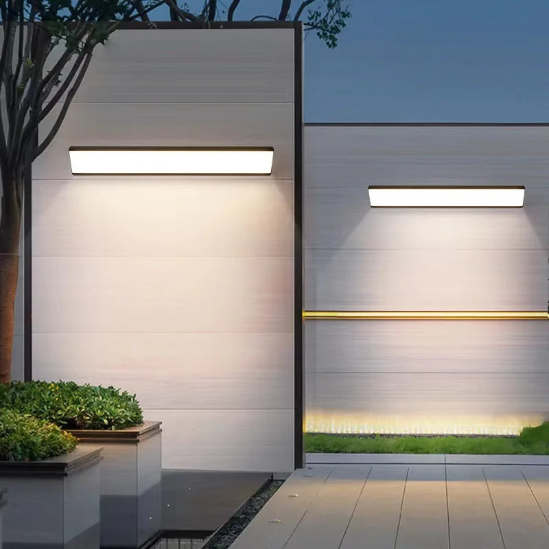 Waterproof Outdoor Modern LED Wall Light