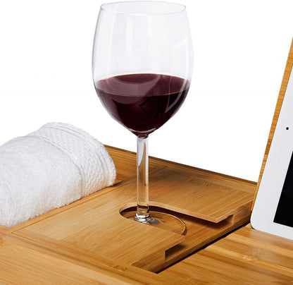Skanto | BambooBliss – Expandable Bathtub Tray