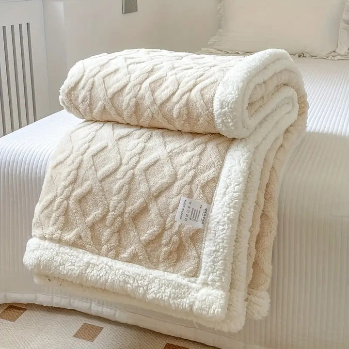 Variant image for Reversible Sherpa Fleece Blanket, Soft and Cozy for Year-Round Comfort, 50 x 60 – Lightweight and Machine Washable-5