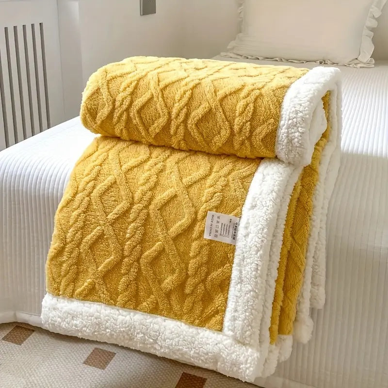Variant image for Reversible Sherpa Fleece Blanket, Soft and Cozy for Year-Round Comfort, 50 x 60 – Lightweight and Machine Washable-7