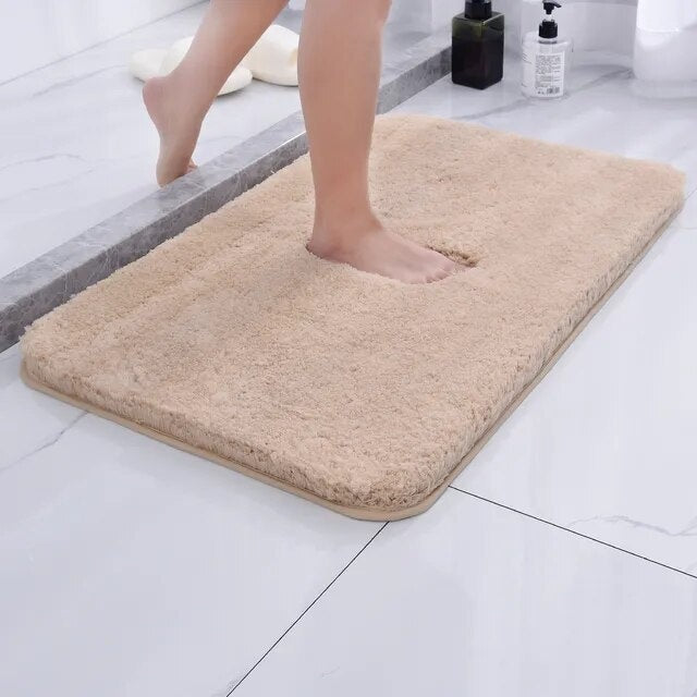 Karnz | Non-slip Bath Mat Fast-drying Microfiber 50 x 80 cm Luxury Comfort Safety