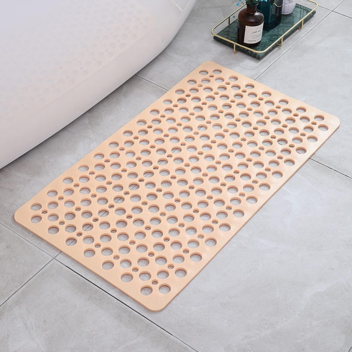 AquaGuard Anti-Slip Shower Mat – Hygienic Bath Mat with Suction Cups and Quick-Drying Design | Karnz