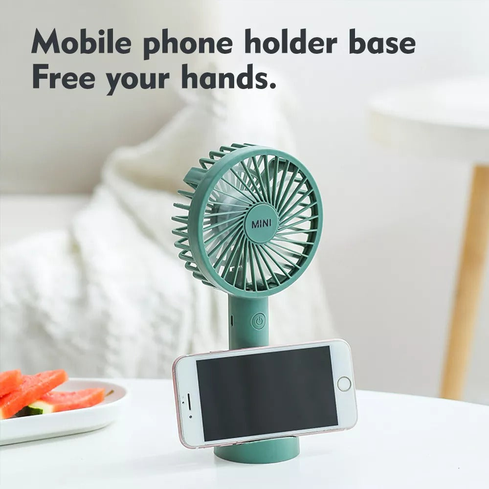 Phone Holder Mini Handheld Fan | Kalsten