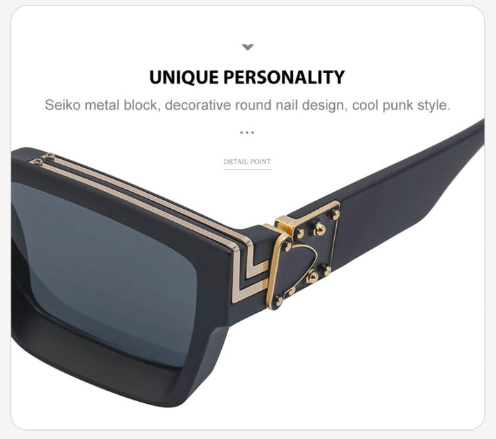 Kalsten | Black Square UV Protection Sunglasses