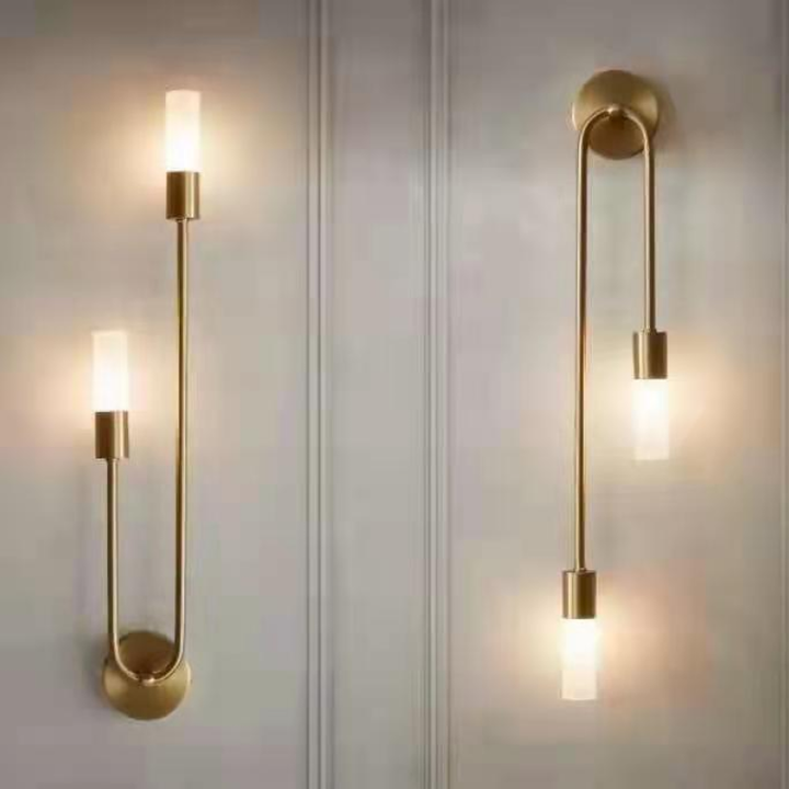 Modern Metal Twin Tube Wall Lamp
