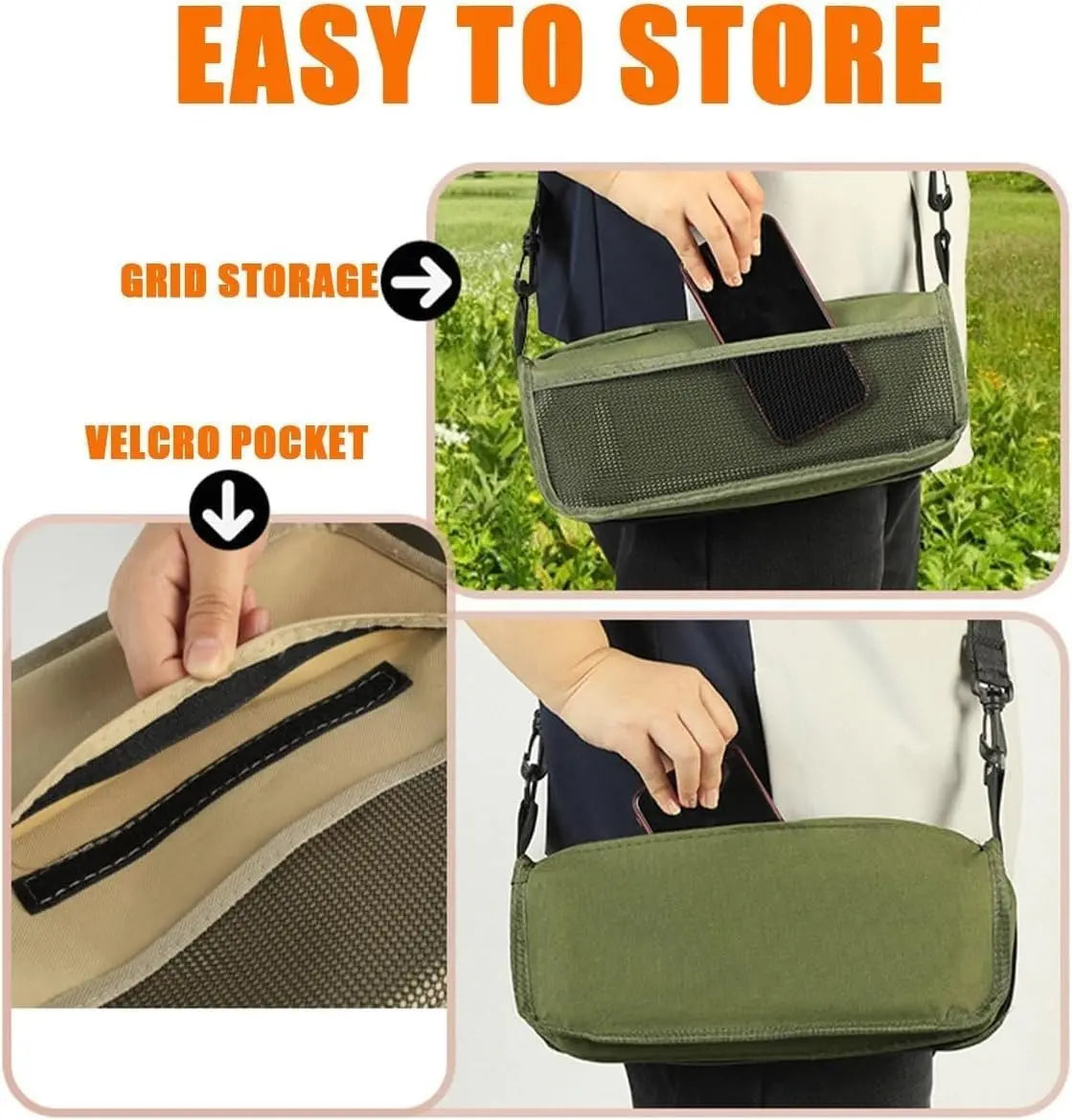 BowLift | Folding Seat Ottoman – Stable, lightweight and waterproof for on the go