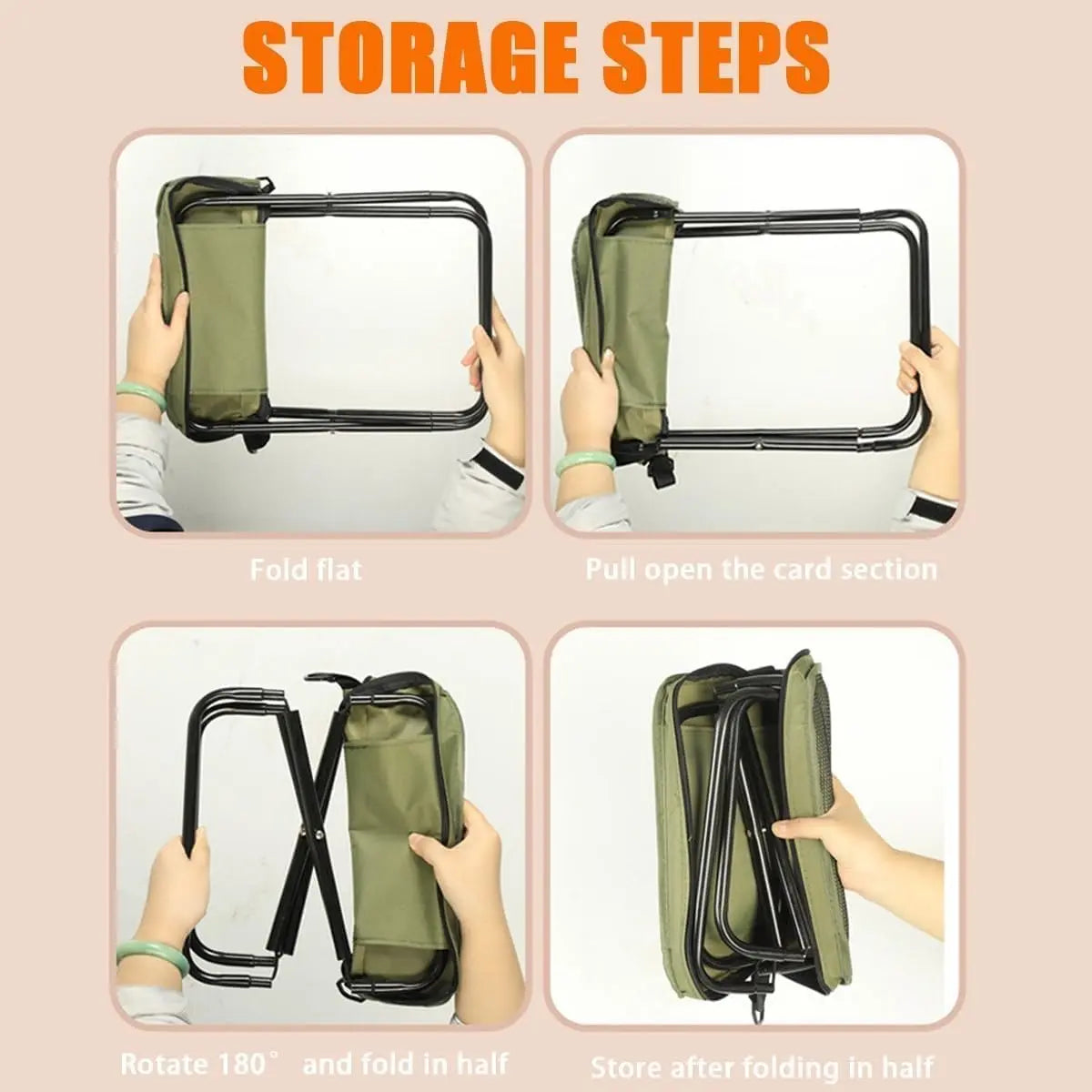 BowLift | Folding Seat Ottoman – Stable, lightweight and waterproof for on the go