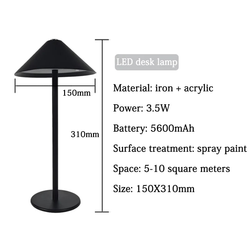 Elegant GoLumina Wireless Desk Lamp with Adjustable Lighting Kalsten