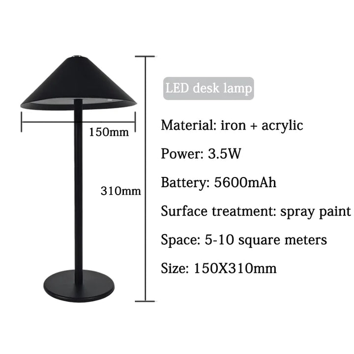 Elegant GoLumina Wireless Desk Lamp with Adjustable Lighting Kalsten