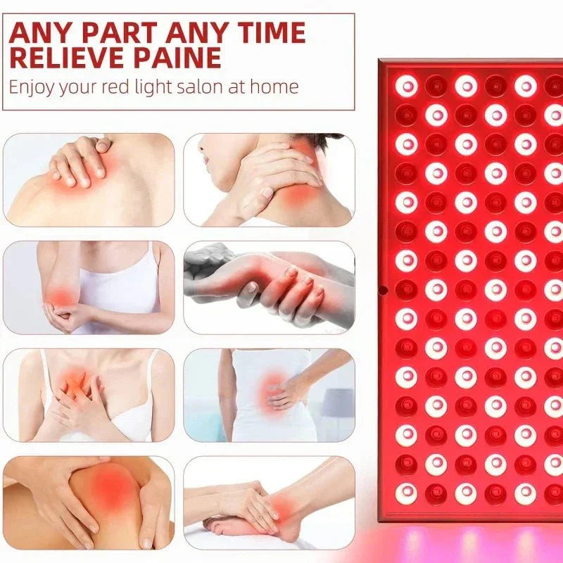 Skanto | Infrared Light Therapy Panel – 225 LED Red & Near-Infrared – Skin Renewal, Pain Relief & Relaxation for Home Use