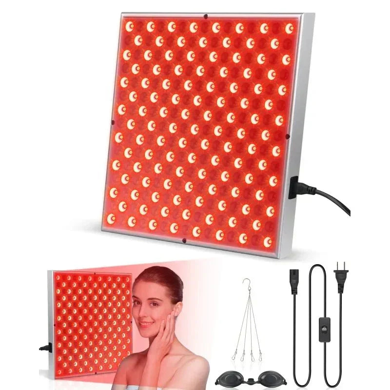 Skanto | Infrared Light Therapy Panel – 225 LED Red & Near-Infrared – Skin Renewal, Pain Relief & Relaxation for Home Use
