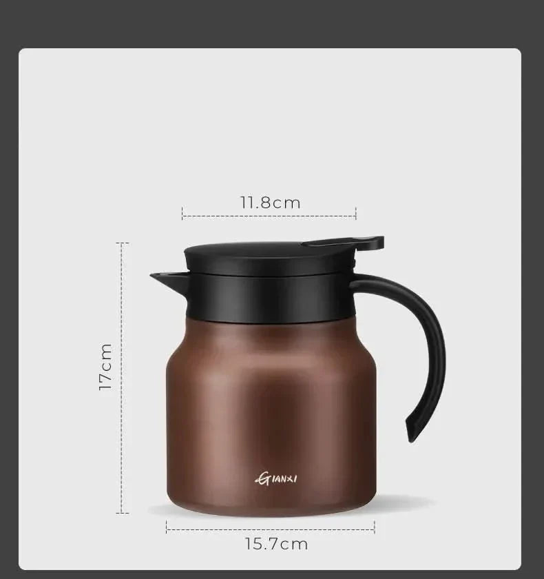 Kalsten | Insulated Teapot with Infuser – 800ml Stainless Steel