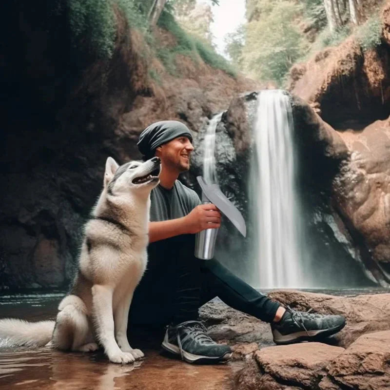 BowLift | Insulated Dog Water Bottle | Stainless Steel, Leak-Proof & Perfect for Travel and Outdoor Adventures
