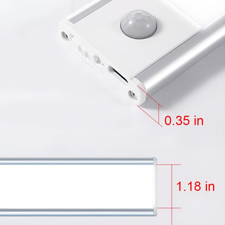 Rechargeable Battery Operated Wireless LED Under Cabinet Wall Light with Motion Sensor | Kalsten
