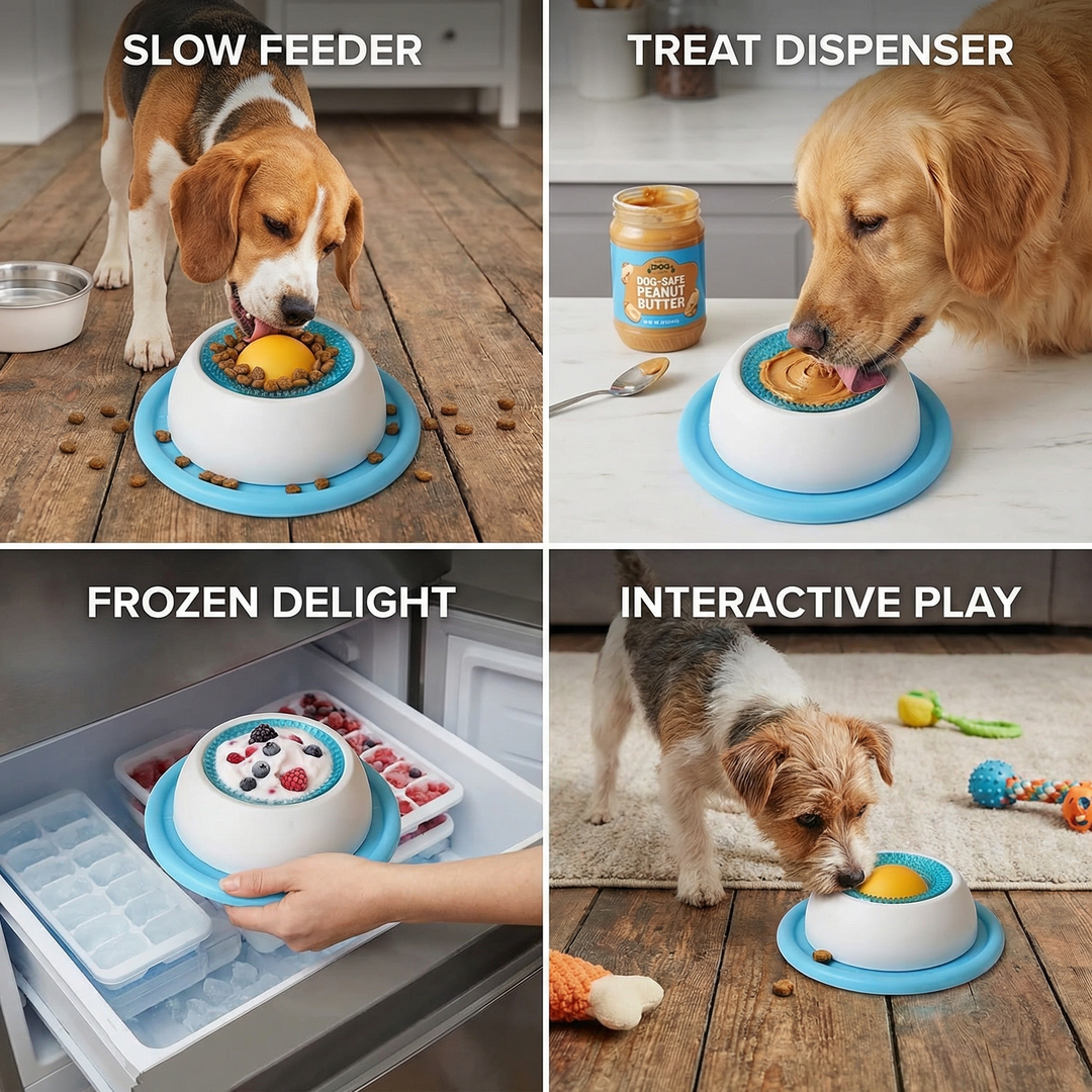 Interactive Lick Mat Slow Feeder Enrichement Toy for Dogs Kalsten