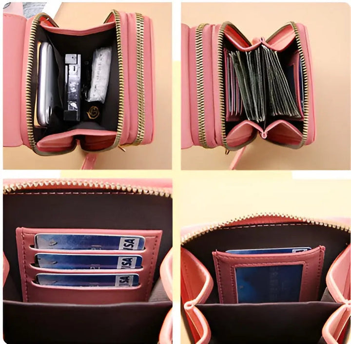 Trendy Leather Anti-Theft Women's Shoulder Bag - SecureStyle | Kalsten