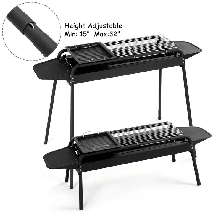 Height Adjustable Outdoor Barbecue Charcoal Grill Stove | Kalsten