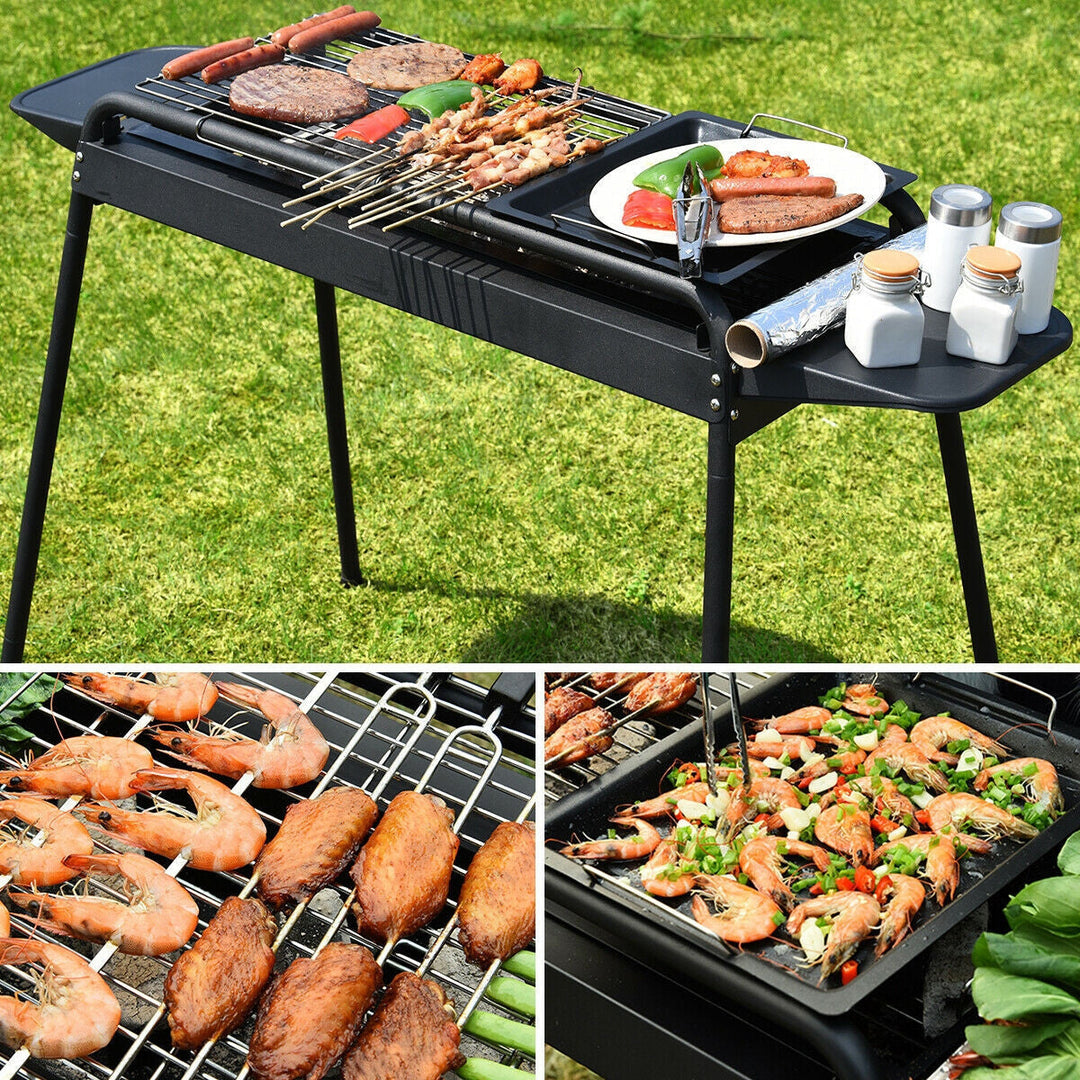 Height Adjustable Outdoor Barbecue Charcoal Grill Stove | Kalsten