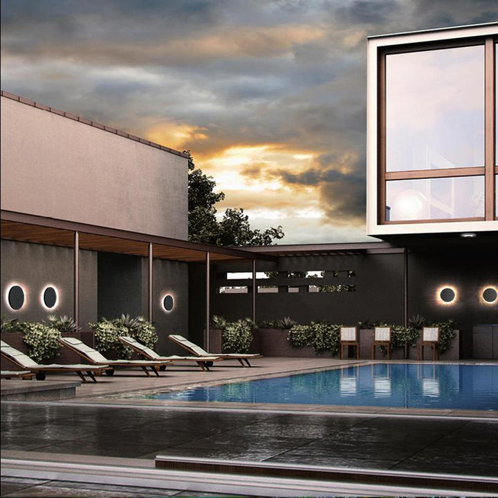 Modern Waterproof LED Outdoor Wall Lights in Flat and Square Designs | Kalsten