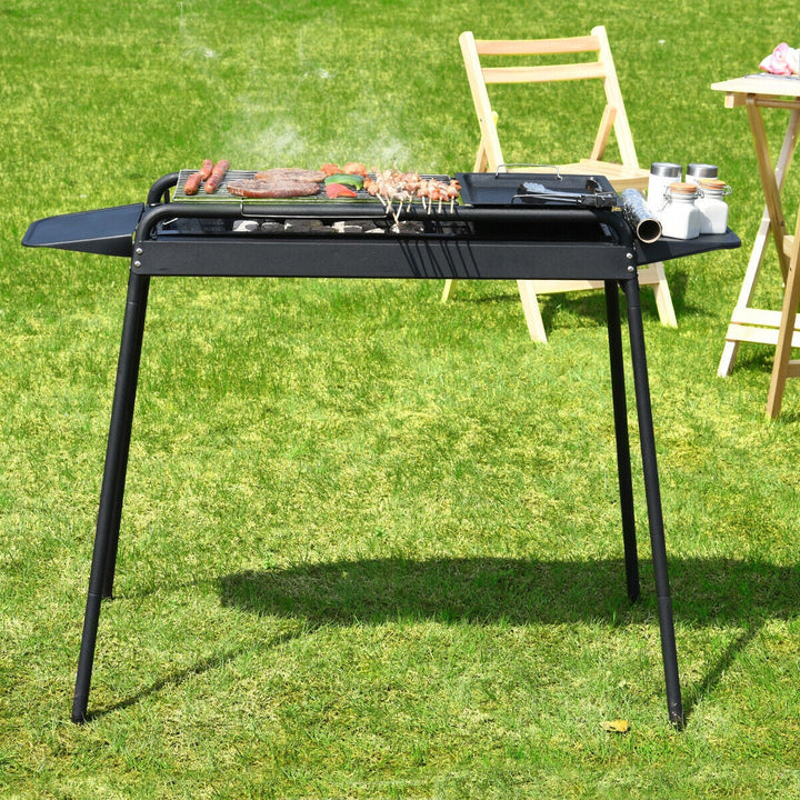 Height Adjustable Outdoor Barbecue Charcoal Grill Stove | Kalsten