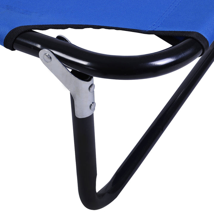 Outdoor Portable Blue Folding Camping Bed | Kalsten