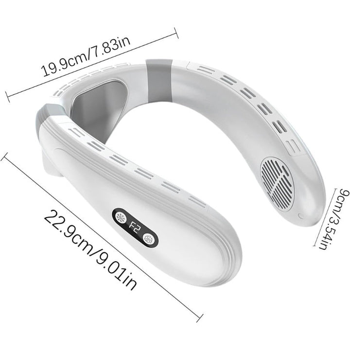 Dual-Cooling Neck Fan with 5200mAh Battery & Cooling Plate | Kalsten