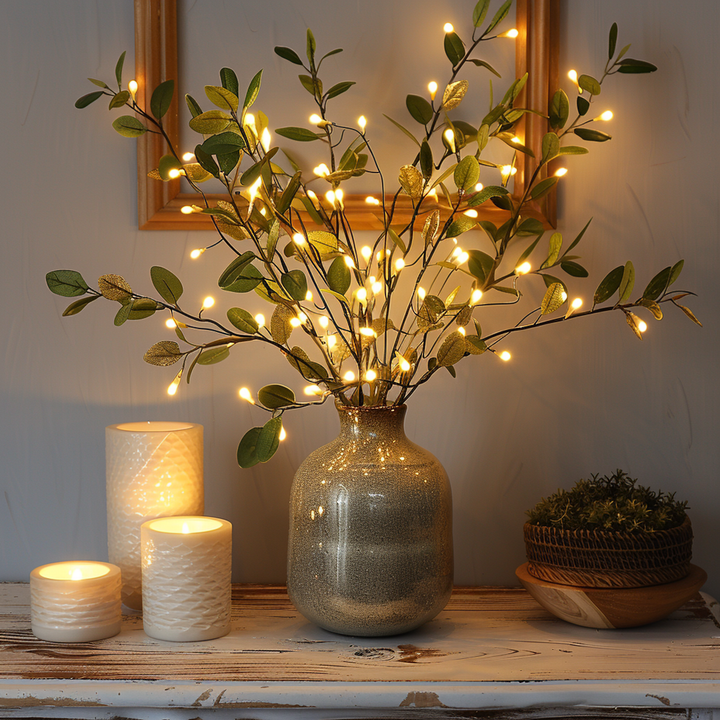 Kalsten | OlivaFairy Mood Lamp with Olive Branches and LED Lighting