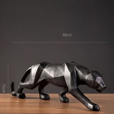Skanto | Modern Resin Jaguar Figurine for Home Decor