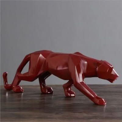 Skanto | Modern Resin Jaguar Figurine for Home Decor