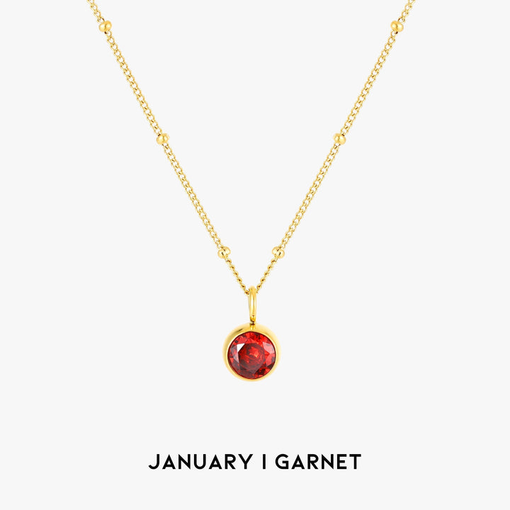 Birthstone Pendant Necklace