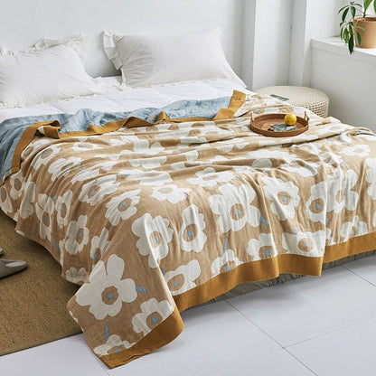 Soft Japanese throw blanket