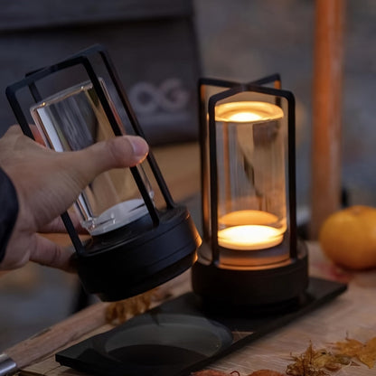 Skanto | Japanese Style LED Touch Table Lamp - ZenLight