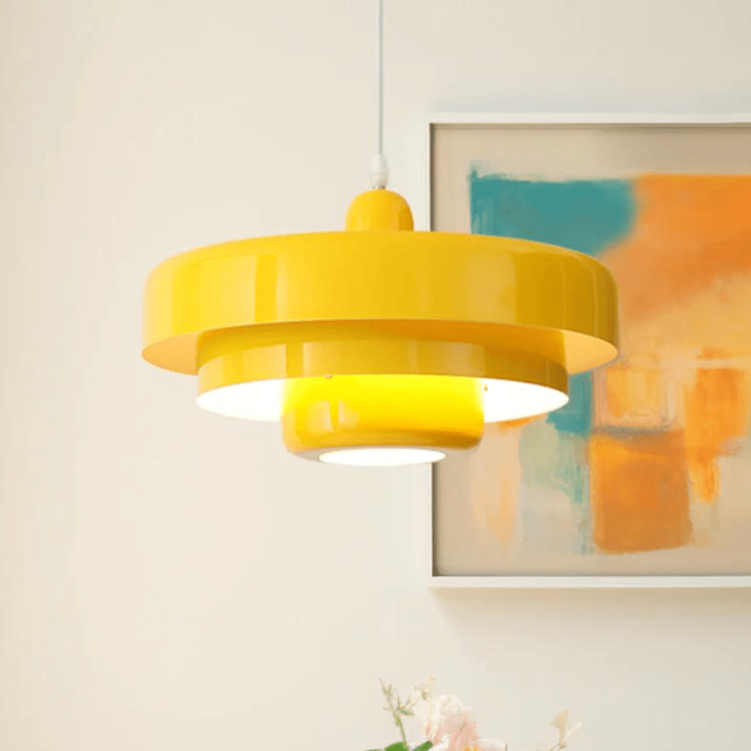 Kalsten | Elegant three-level pendant light in macaron colors