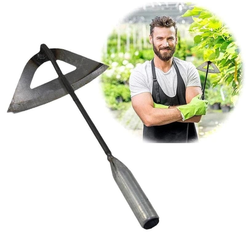 Kalsten | HollowHoe Pro | Sharp Steel Gardening Hoe for Soil