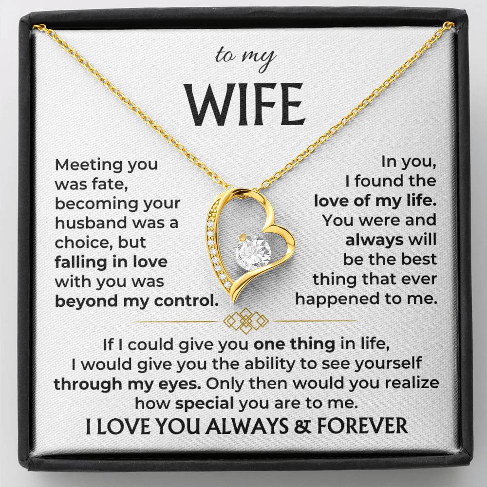 Diamond Love - Loving necklace for your beloved wife Kalsten