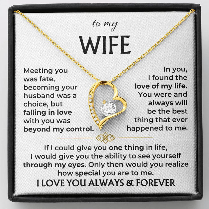 Diamond Love - Loving necklace for your beloved wife Kalsten